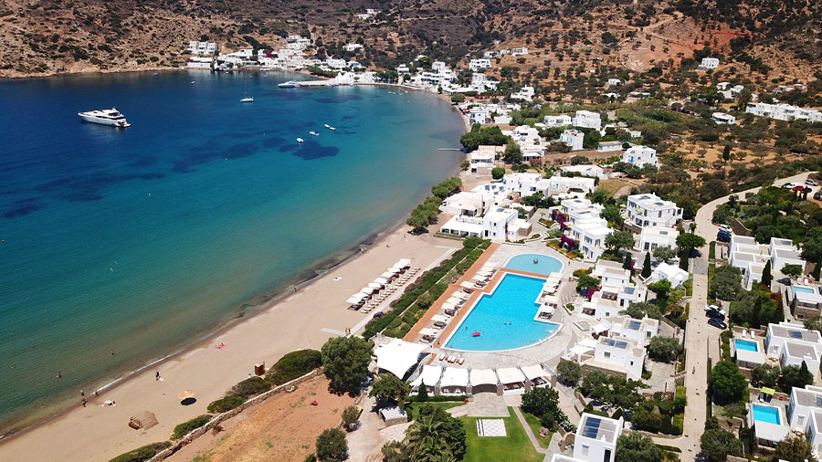 Vathi bay at Sifnos island